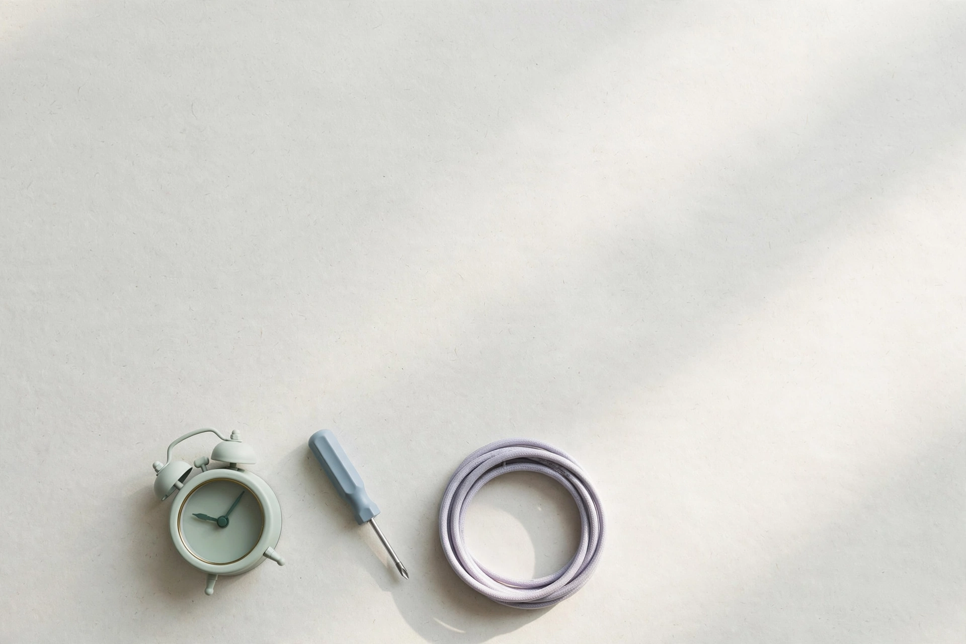 Alarm clock and tools — server maintenance time