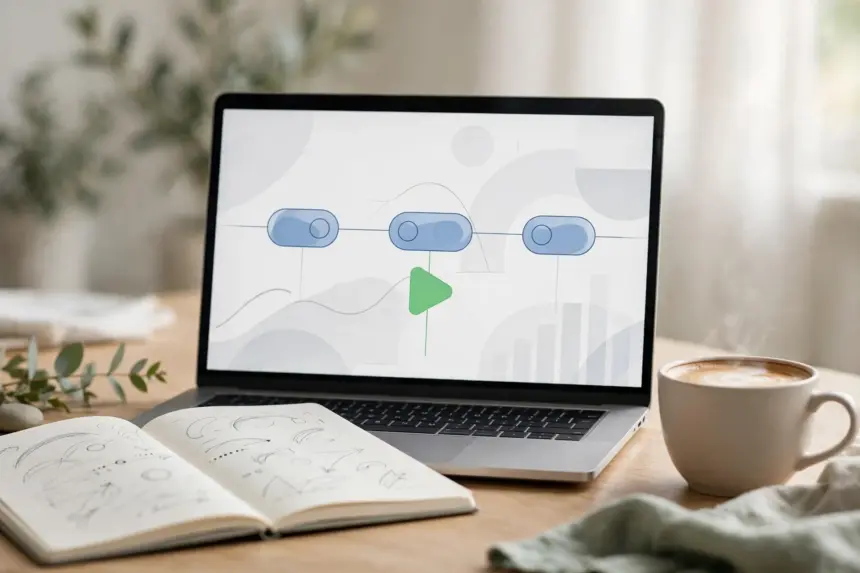 n8n beginner setup guide: a first three-node workflow ready to run on a laptop